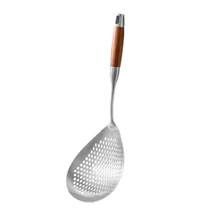 漏勺家用厨房笊篱304不锈钢捞勺食品级油炸捞面捞饺子大漏勺特大