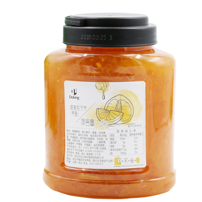 盾皇蜂蜜柚子茶浓缩果酱冲饮罐装
