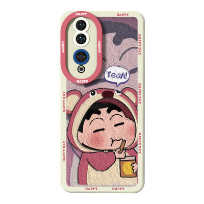 蜡笔小新荣耀90硅胶卡通手机壳