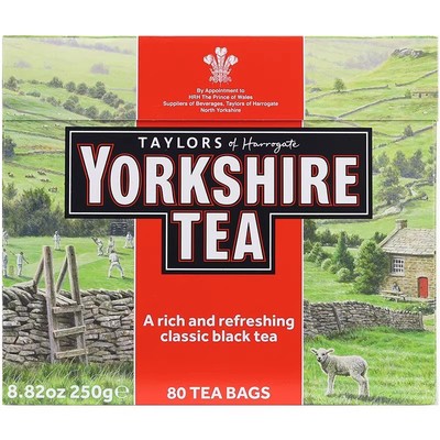 英国红茶包Yorkshire原装进口
