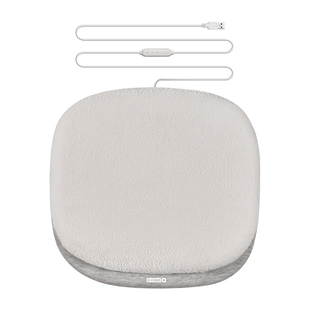 CICIDO夕多【双层】加热坐垫冬季办公室久坐毛绒座垫椅子屁垫神器