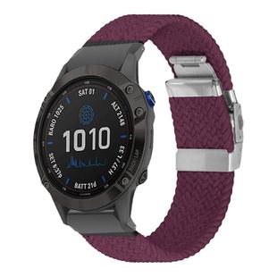 适用佳明garmin智能手表Fenix7x/6xpro/5plus尼龙编织935运动945表带Instinct2易耐时epix飞耐时3hr快拆腕带