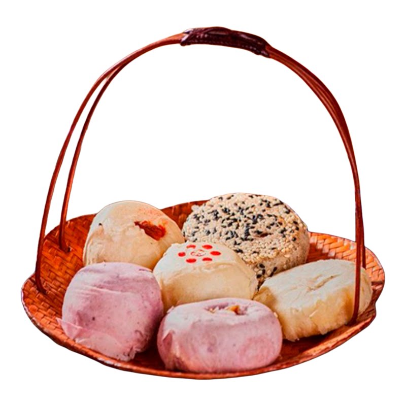 京八件糕点鲜花饼纯素食礼盒