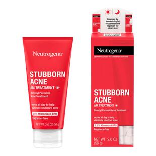 露得清Neutrogena AM敏感肌祛痘黑头粉刺2.5%BPO面霜修护滋润乳