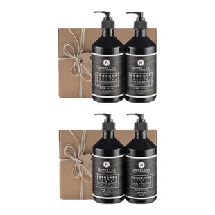 Appelles阿佩利斯黑标洗护沐润四件套 洗发水沐浴露护发素润肤乳