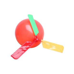 网红会飞的气球户外可循环使用男孩飞天冲天火箭直升机竹蜻蜓汽球