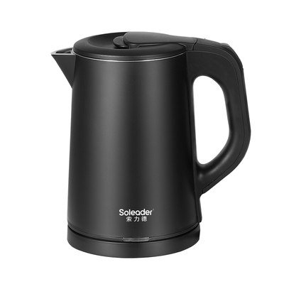 双层防干烧保温不锈钢水壶