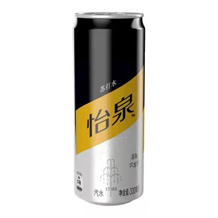 可口可乐怡泉苏打气泡水330mlX24罐装整箱 原味无糖碳酸饮料包邮