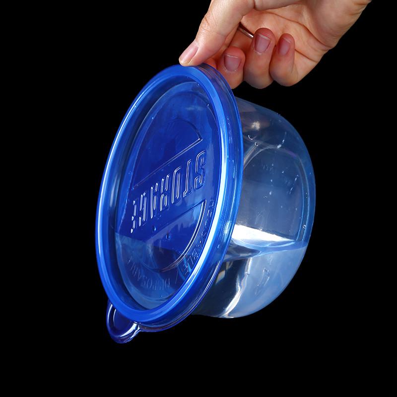 水果捞打包盒子圆形带盖冰粉专用碗甜品芋圆烧仙草西米露商用包装