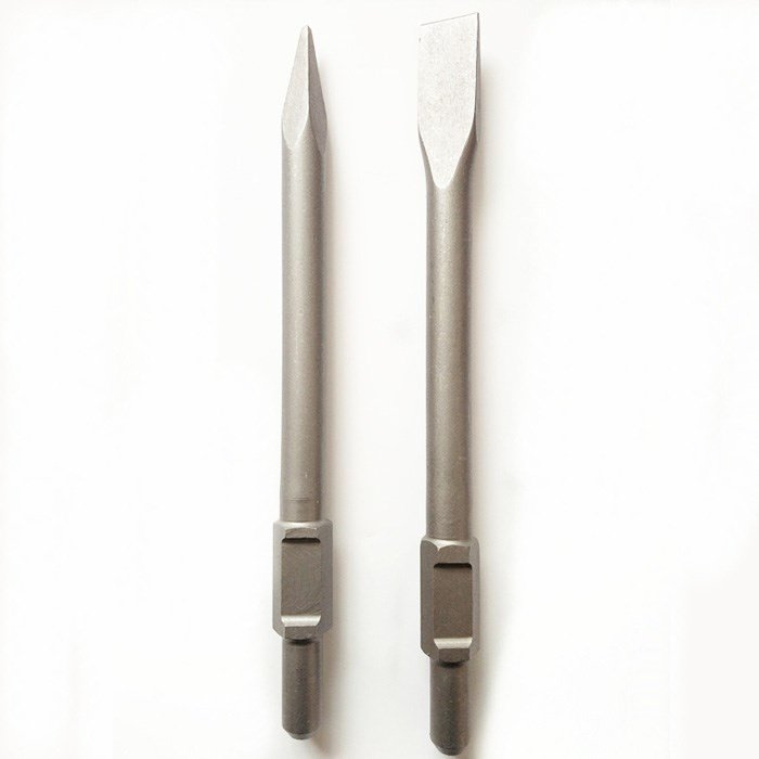 PH65A尖扁凿子 电镐专用加长钻头混凝土水管墙壁开线槽电凿头