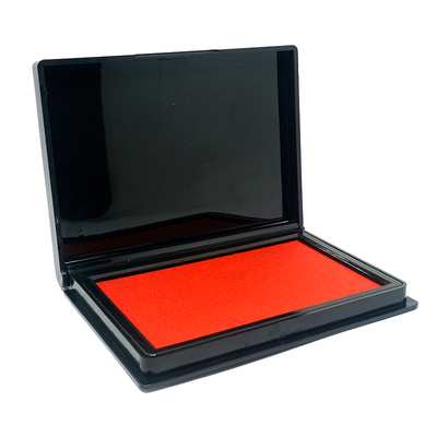 格美诺印台小号方形财务办公红色