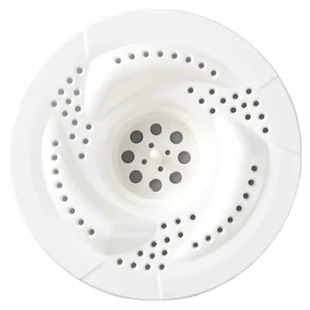 日式旋涡地漏浴室头发收集器厨房卫生间下水道旋转防虫防堵过滤网