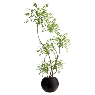 南天竹仿真绿植高端轻奢