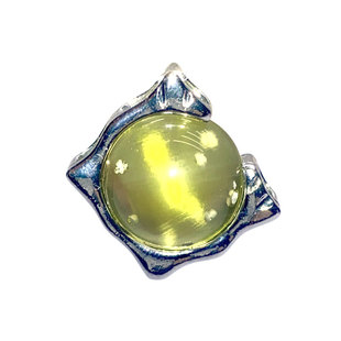 天然利比亚黄金陨石吊坠黑金雪花沙漠黄金原石转运珠转动把玩项坠