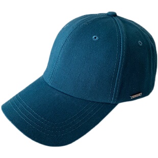 棒球帽硬顶有型女显脸小百搭春秋纯色棉休闲韩国ins遮阳鸭舌帽男