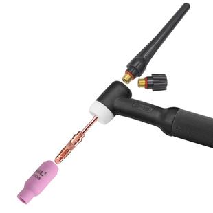 WP26氩弧焊枪配件氩弧焊瓷嘴焊机开关压帽钨针钨极夹枪尾头导流件