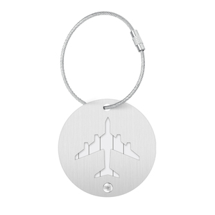 定制刻字行李牌旅行箱飞机挂牌铝合金登机牌防丢标识标签姓名标签