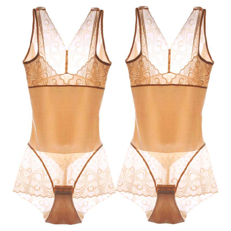 无痕连体塑身衣女夏季超薄款束缚内衣收腹束腰美体燃塑身脂连体衣