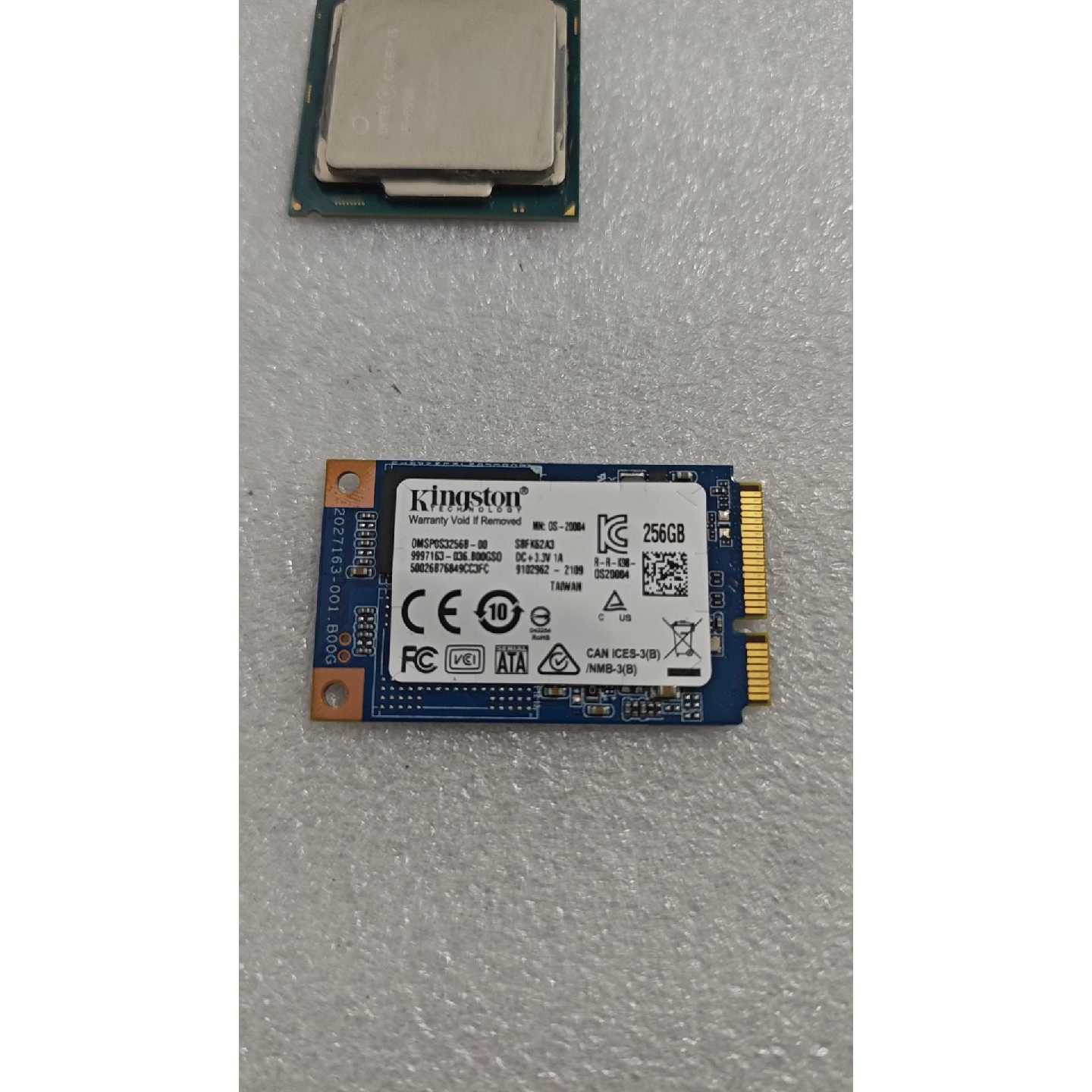 金士顿msata固态硬盘256G，硬盘，功能完好，正常使图片