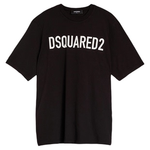 【低至5折】DSQUARED2/D2次方 男士棉质圆领短袖T恤