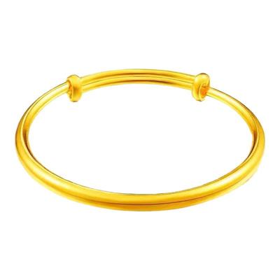 古法传承金包银亮面推拉手镯女