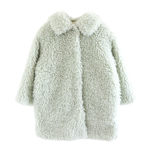 [120码]ILOVEJ童装羊羔毛儿童大衣女童外套冬装洋气夹克/JTWOU12