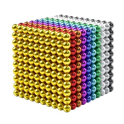 便宜1000颗吸铁石拼搭玩具巴克球