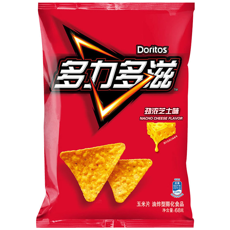 多力多滋玉米片芝士味热辣味露营
