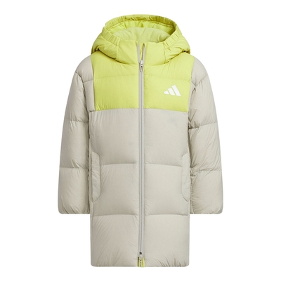 adidas阿迪达斯男小童鸭绒长款连帽羽绒服秋冬保暖外套 KB5126