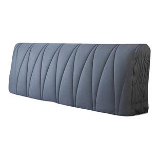 床头套罩软包盖布2023年新款万能全包保护罩加厚防撞通用木质布艺