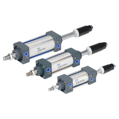 SCJ行程可调带限位标准气缸大全