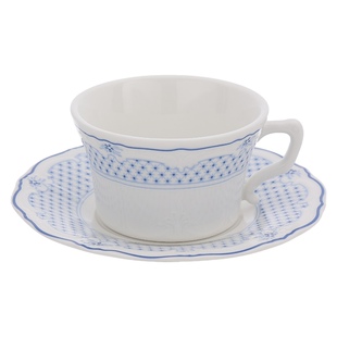 鹿谷川高颜值花卉餐具水杯子咖啡杯碟套装水果点心盘菜盘甜品盘子