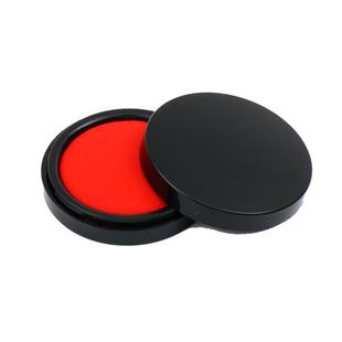 印泥红色印台小号秒干印台按手印的印尼快干硬泥印油印章合同财务会计专用速干盖章手指指纹办公用品便携