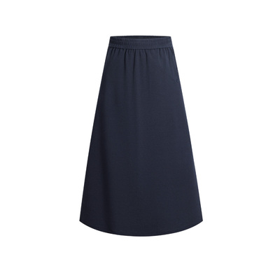 Navigare小帆船2026春季新款休闲运动高弹松紧腰A字女士半身裙子