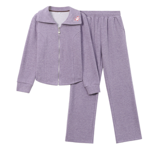 春装女款2026年新款减龄套装中老年妈妈休闲运动服宽松卫衣两件套