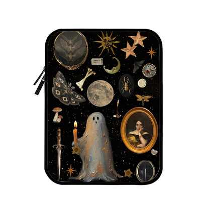 时尚内胆包电脑平板iPad皮革收纳12笔记本13适用联想苹果14mac华为15防水油防摔刮保护套惠普小米16蜡烛幽灵