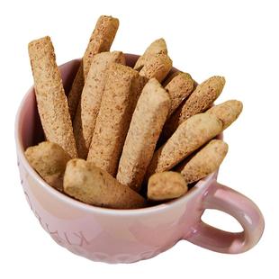 低卡博士小钢筋代餐饼干巨硬磨牙棒嘴巴寂寞纯全麦棒零食