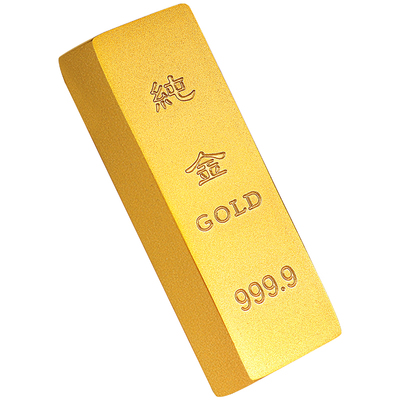 黄铜仿真金条实心沙金条道具摆件