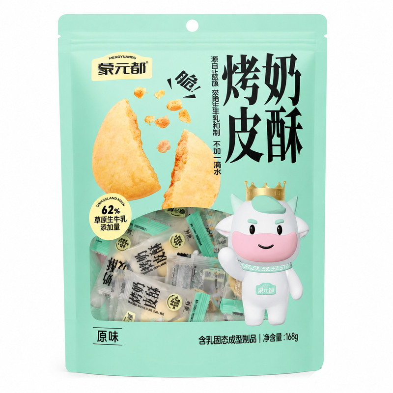 蒙元都烤奶皮酥168g原味