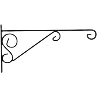 挂灯笼支架挂钩挂鸟笼免打孔壁挂阳台吊兰花盆花架户外路灯杆挂件