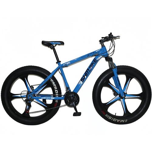 雪地沙滩一体轮自行车大轮胎变速山地车双碟刹减震现货26寸自行车