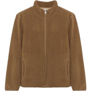 鸭鸭2025年摇粒绒外套女春秋新款宽松抓绒百搭上衣开衫大码玫红色