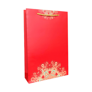 中华礼品袋香烟手提袋高档加厚高级感红色纸袋大号烟袋烟草包装袋