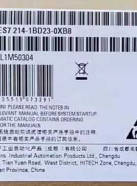 议价6ES72141BD230XB8西门子S7-200CN CPU224模块6ES7214-1BD23-0