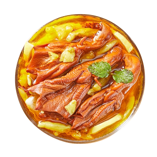 亚玛亚无骨鸭掌散装称重500g脱骨鸭爪网红宿舍休闲解馋零食卤味