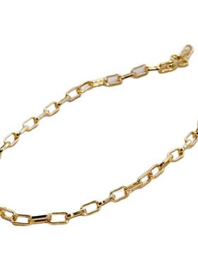 简约百搭金色链条项链