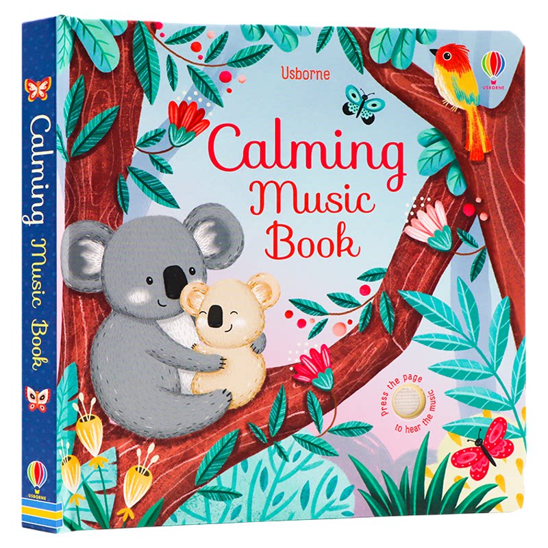Usborne 婴儿哄睡音乐发声书 Calming Music Book 英文原版进口图书 低幼英语启蒙认知 舒缓音乐伴奏 亲子共读 睡前读物