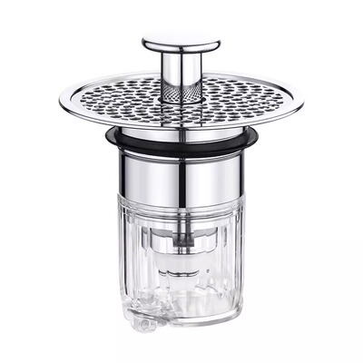 洗手盆脸池漏水塞子下水器通用面盆弹跳芯配件防返臭手神器按压式