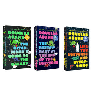 【自营】英文原版 银河系漫游指南三部曲 The Ultimate Hitchhiker's Guide to the Galaxy 银河系搭车客指南 科幻幽默小说