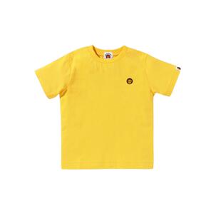 BAPE童装秋冬卡通小猴BABY MILO表情印花短袖T恤212103P